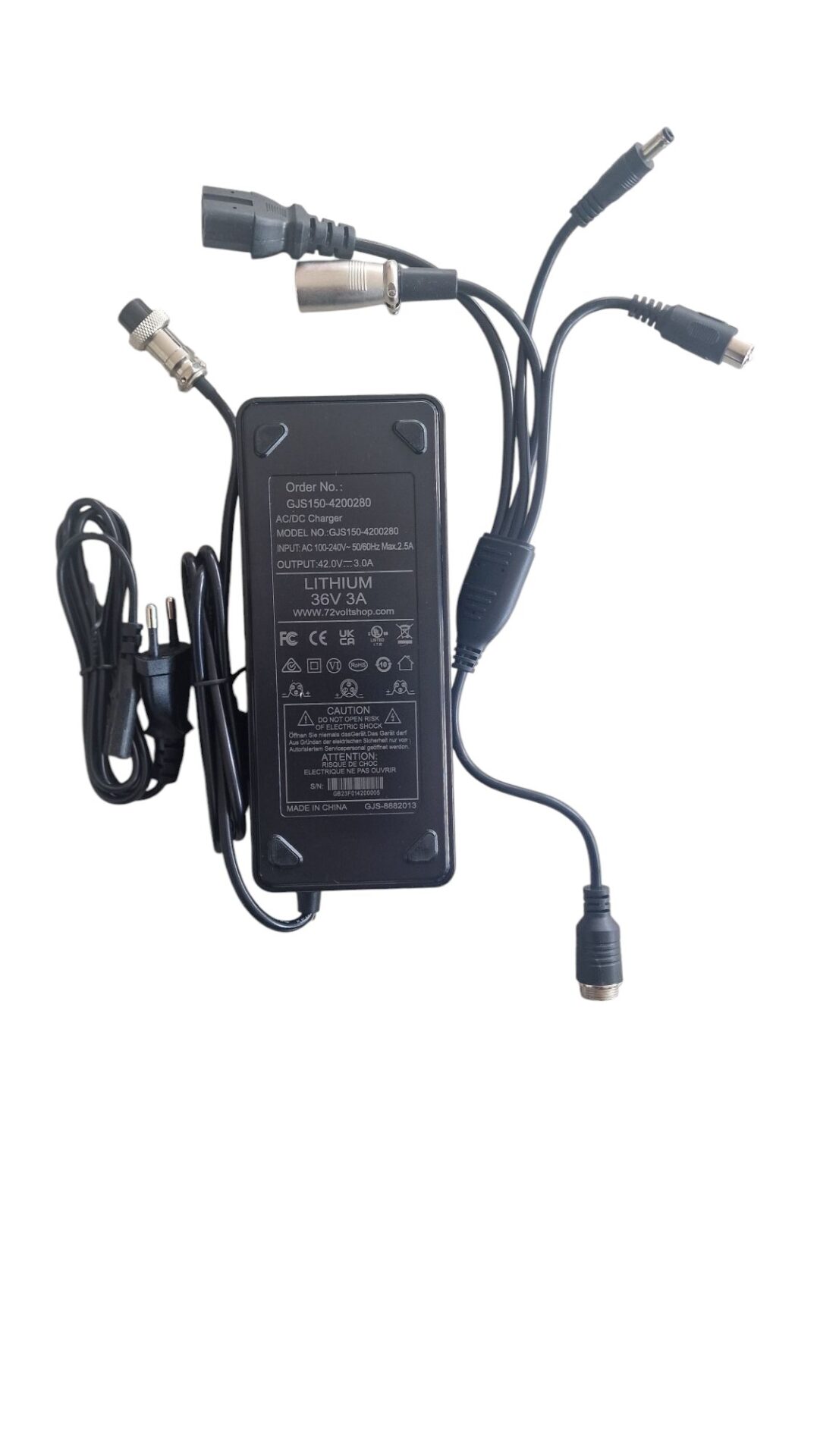 Φορτιστής για ηλεκτρικό σκούτερ 36V3Ah - Image 2